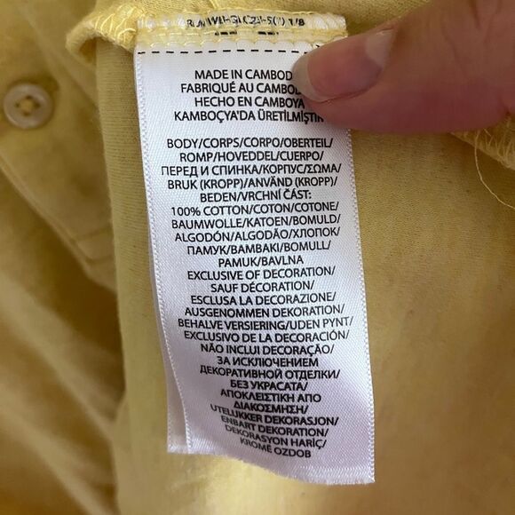 Polo by Ralph Lauren Classic Short Sleeve Polo Shirt Heathered Yellow 3XB - Picture 5 of 6